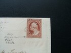  11a  4 Margins  Va Cover  1852 Folded Letter  Va 1800s Dpo  Pen Cancel  1850 s