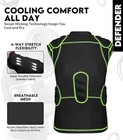 Exxact Sports Adult Padded Football Compression Shirt  Football Rib Protector