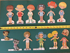 Lot Of Paper Dolls Cat Dog With Clothes  100   And Accessories  20   Vintage