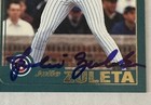 Julio Zuleta 2001 Topps Authentic Signed Blue Autograph Auto Card Chicago Cubs