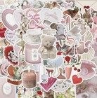 Lot Of 50 Pcs Vintage Coquette Stickers Ballet Graffiti Victorian Retro Antique