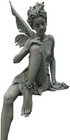 Sitting Fairy Girl Wings Ledge Shelf Home Garden Patio Pond Statue 24 