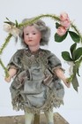 Rare Antique 1890s German Musical Automaton Girl Doll Works Twirls 10  Wagner