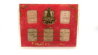Vtg Thai Buddha Lp Pan Sacred Powder Amulet Set Original Box Hanuman Garuda 1996