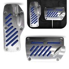 Car Pedal Cover Set  Brake Pedal Cover  Accelerator Anti-skid Pedal 2 Pcs Blue