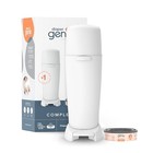Diaper Genie Complete Diaper Pail  white      Includes 1 Refill  holds 270 -