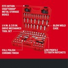 Craftsman Mechanics Tool Set 105 Pcs  Standard  sae  And Metric With Case 