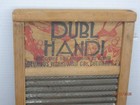 Vintage Columbus Washboard Co Dubl Handi Travel Washboard Primitive Farmhouse