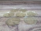 Qty 7 - Vintage Mid Century Acrylic Lucite Coasters   Party Tray