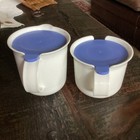 Tupperware Creamer Pitcher   Sugar Bowl Set  12 Oz   10oz Vintage
