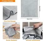 10 Double Layer Wire Dishwashing Rag microfiber Cleaning Cloth For Washing Dishe
