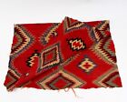 Beautiful Antique Navajo Germantown Panel Saddle Child s Blanket Rug 50  X 36 5