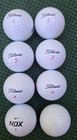 Lot Of 8 Vintage Collector Logo Golf Balls Titleist Nike Tommy Hilfiger Coca Col