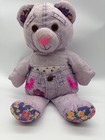 Vintage 1995 Tyco 16  Doodle Bear Pocket Purple Denim Plush Stuffed Animal