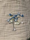 Cloth-eez Prefold Organic Cotton Diapers Large Size Xl Green Stitching 12 Ct
