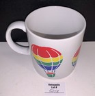 Vintage Rainbow Hot Air Balloon Coffee Mug Ftd