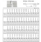 1box 30pcs  Besdia Bma-60f Alloy Polishing Head