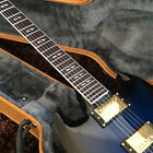 Custom Sg Blue Solid Body Electric Guitar Rosewood Fingerboard 6 String No Case