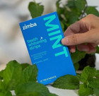 Zimba Mint Teeth Whitening Strips 2 Pack 56 Strips Total Fast Whitening Reduced