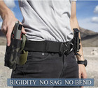 Tactical Battle Belt With Cobra Buckle D-ring   Military Heavy Duty Rigger Gun B