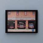 Boston Fire Dept Beacon Hill Firehouse E-one 8x10    Photo Print Firefighter Art