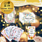 Estune 240 Pcs Bible Verse Cards Bulk With 1 97 X 3 54 Inches  Multicolor