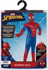 Jazwares Kids Spider-man Padded Jumpsuit Costume W  Gloves   Mask Size 5-6  new