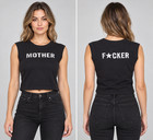 Madonna    rare  Official Vintage 2001 Madonna  Mother F cker Sleeveless Shirt