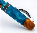 Conklin  Spectra Fusion Blue Chrome Trim  Fountain Pen