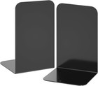 Bookends 1 Pair  Black Metal Book Ends  Heavy Bookends For Shelves  Book Stopper