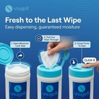 Snugell Unscented Cpap Mask Wipes     70 Count Canister     100  Soft Cotton    