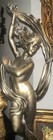 Antique Art Nouveau Female Nude  Bronze Style - Victorian edwardian Period 37in