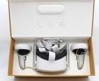 Oculus Quest 2 128gb Vr Headset W  Touch Controllers Box   Cable Tested