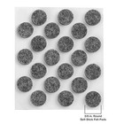 Self-stick Small Round Felt Pads For Hard Surfaces     Protect 3 8 Inch Gray