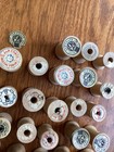 Vintage Wood Sewing Spools  23  Mixed Sizes   Makers