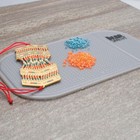 Grey 5 5  X 3 25  Sticky Bead Mat  Keeps Your Beads And Jewelry Findings