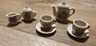 Vintage Sonsco 1940 s  Toy China Tea Set - Made In Japan Original Box Lustreware