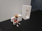 1 18th  Bath Room Sink  toilet And Shower  For Work Shop Diorama Accessories