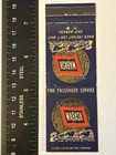 Wabash Railroad Flat Matchbook Cover Railway Freight Passenger Trains Ohio Match