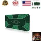 Poker Mat Table Top Layout 47 X 24 Inch Bright Green Rubber With Carry Bag
