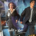 Mattel Barbie Ken The X-files Gift Set Scully Mulder Fight The Future 19630 1998