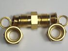 1- Swagelok Brass Compression Union  5 16  Od Tube X 5 16  Od Tube  B-500-6