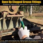 Buildmaven Grease Fitting Cleaning Tool -grease Zerk Cleaner  Green