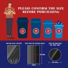Black Trash Bags 20-25 Gallon 60 Count   Large Multipurpose   Fit 18 20 21 23   