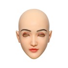 Realistic Silicone Female Mask Headgear Make Up For Cosplay Crossdresser Mask