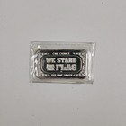 Sealed American Flag We Stand For 1 Troy Oz 999 Fine Silver Art Bar Colorized