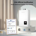 Mizudo Natural Gas Tankless Water Heater 3 6 Gpm  80 000 Btu Instant Hot Water
