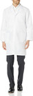 Vogrye Professional Lab Coat For Men Women Long Sleeve  White  Unisex Small