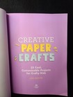 Creative Paper Crafts Lisa Glover 35 Projects Kids Ages 8-12 Rockridge 2021