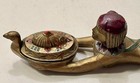 1926 Egyptian Art Deco Queen Of The Nile Incense Burner Ronson Metal Art - As Fd